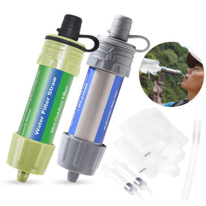 Water Filtration Survival Drinking Purifier For Emergency Hiking Camping